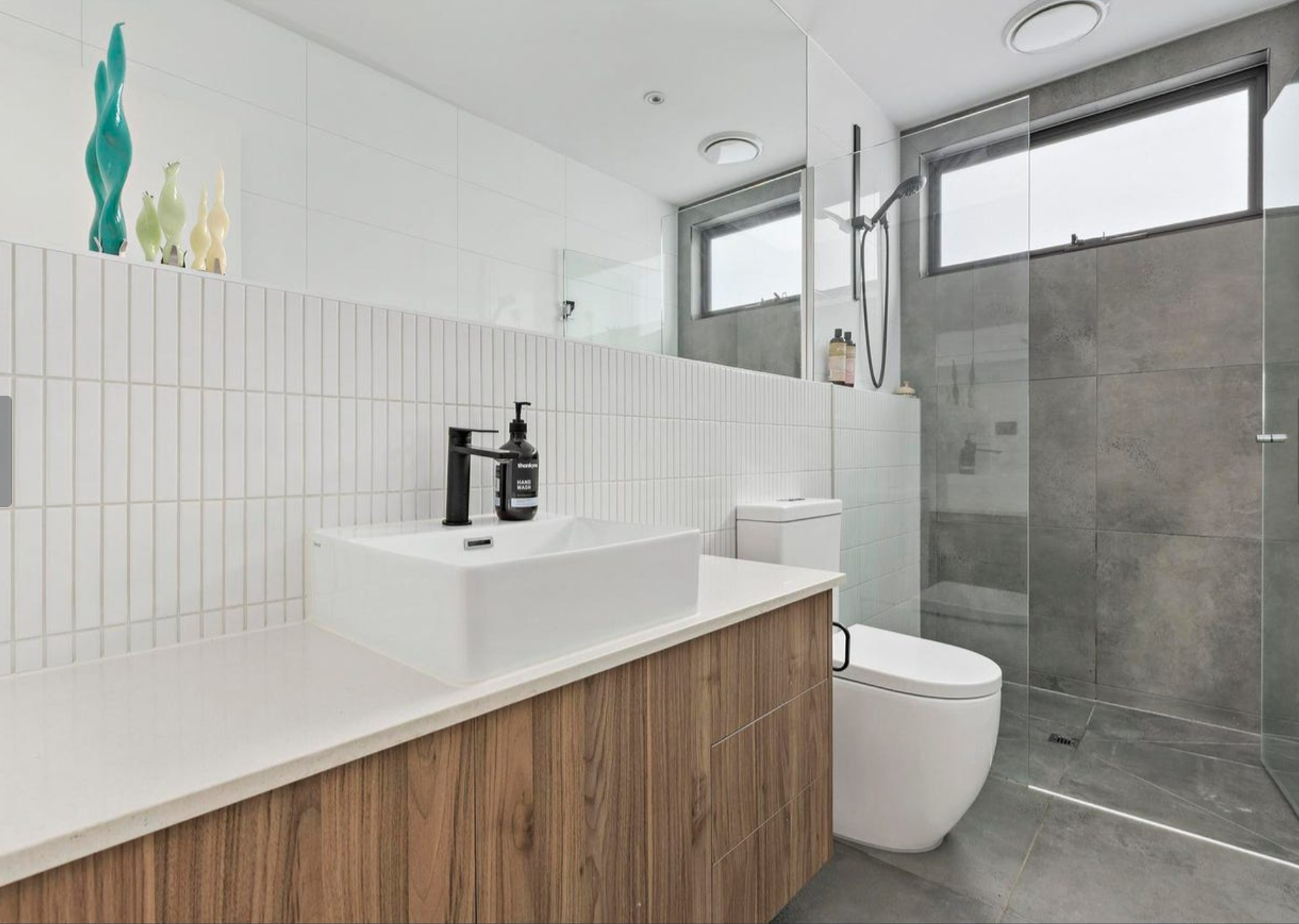 Bathroom interior of the St Albans property showing existing fittings and renovation potential.