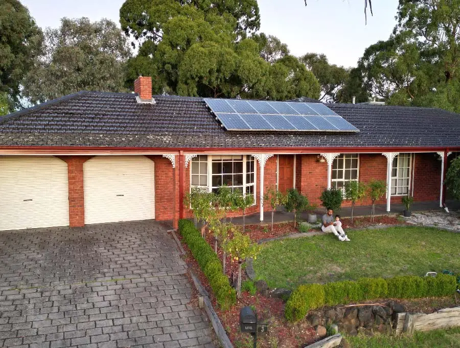 Plenty River brick home featuring solar panels and modern updates